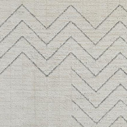 4' X 6' Cream and Beige Abstract Distressed Area Rug