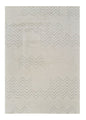 4' X 6' Cream and Beige Abstract Distressed Area Rug