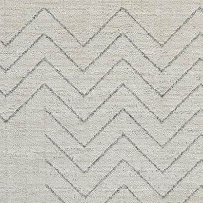 4' X 6' Cream and Beige Abstract Distressed Area Rug