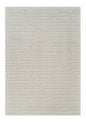 8' X 11' Cream and Beige Abstract Distressed Area Rug