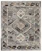 8' X 11' Natural Wool Southwestern Hand Tufted Non Skid Area Rug