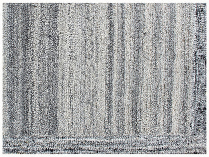 5' X 8' Gray Abstract Hand Tufted Non Skid Area Rug