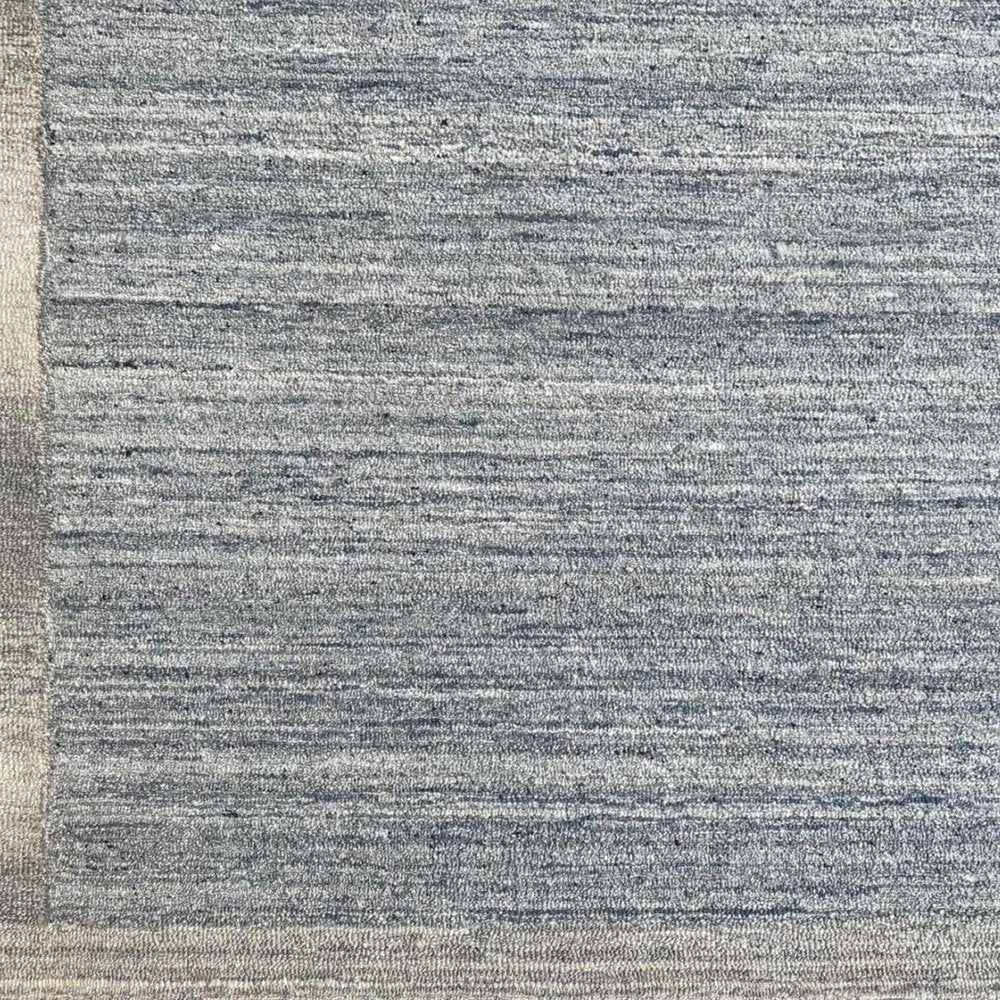 5' X 8' Silver Abstract Hand Tufted Non Skid Area Rug