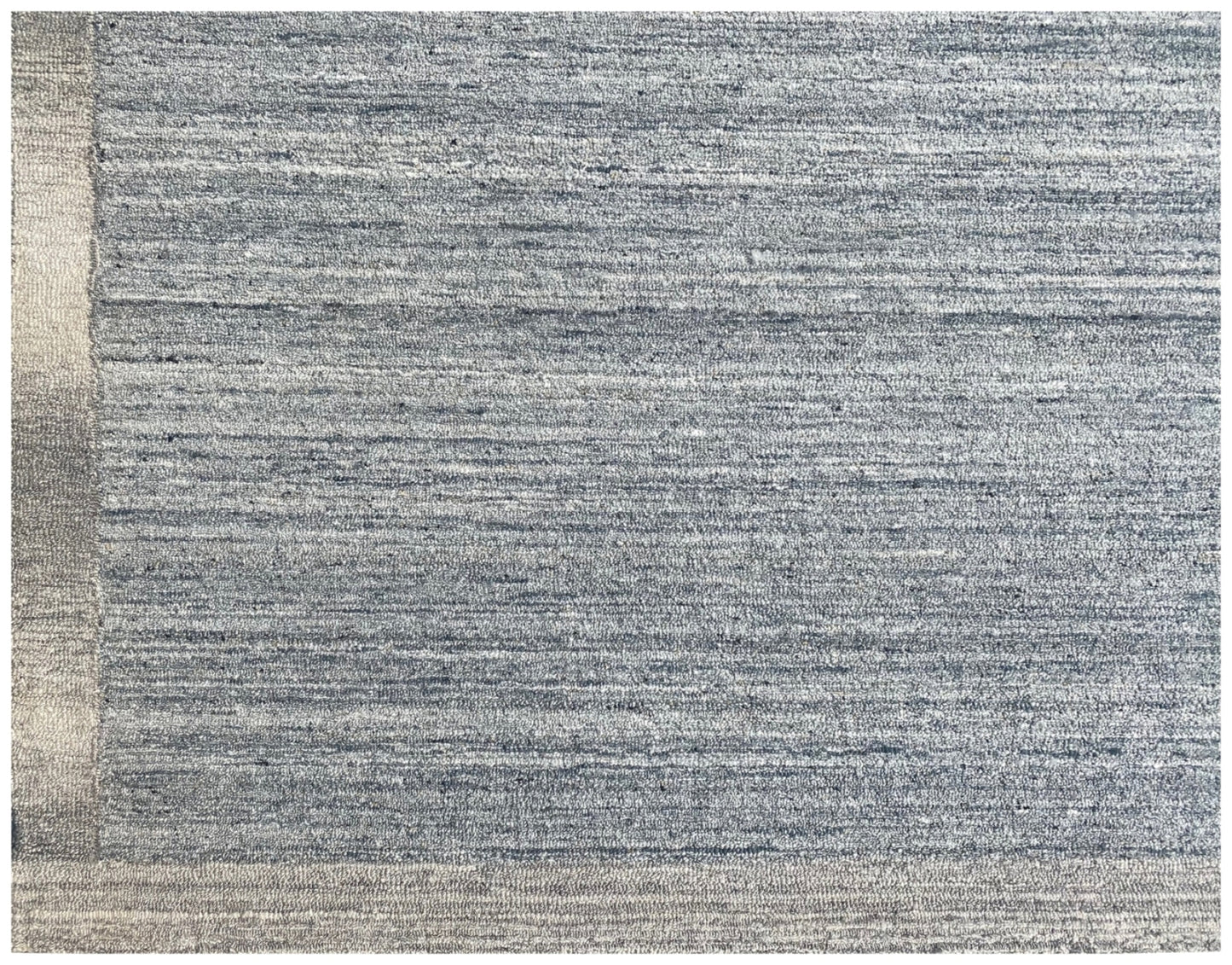 5' X 8' Silver Abstract Hand Tufted Non Skid Area Rug