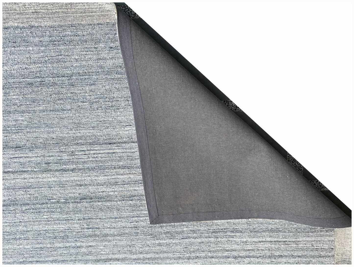 5' X 8' Silver Abstract Hand Tufted Non Skid Area Rug