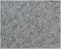 9' X 12' Silver Floral Hand Tufted Non Skid Area Rug
