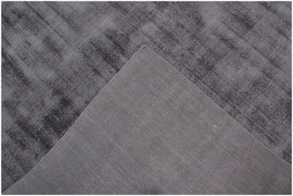 9' X 12' Charcoal Hand Loomed Area Rug