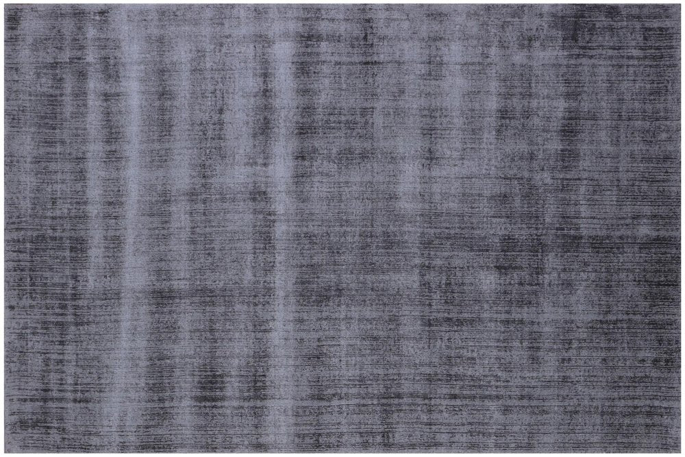 8' X 10' Charcoal Hand Loomed Area Rug