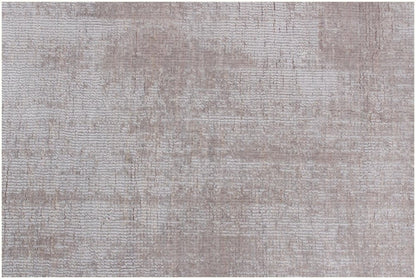 9' X 12' Taupe Hand Loomed Area Rug