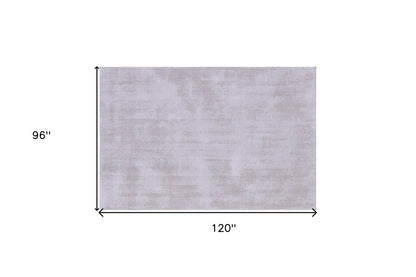 8' X 10' Taupe Hand Loomed Area Rug
