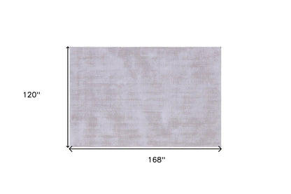 10' X 14' Taupe Hand Loomed Area Rug