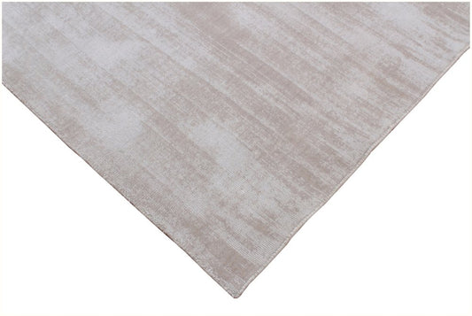 9' X 12' Ivory and Light Gray Abstract Hand Loomed Area Rug