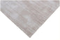 9' X 12' Ivory and Light Gray Abstract Hand Loomed Area Rug