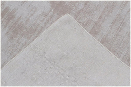 9' X 12' Ivory and Light Gray Abstract Hand Loomed Area Rug