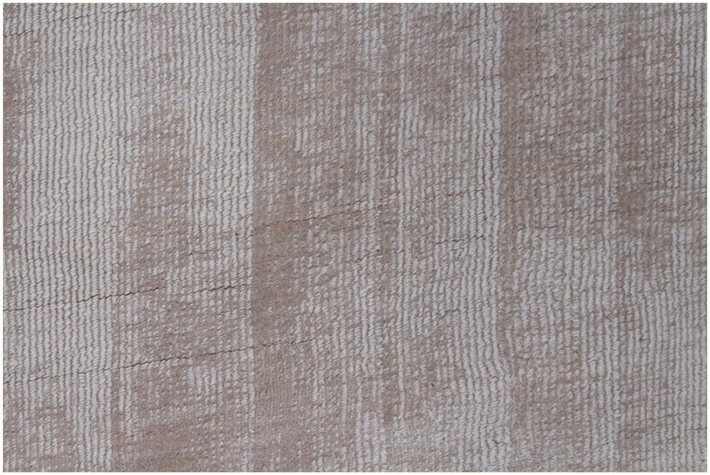 9' X 12' Ivory and Light Gray Abstract Hand Loomed Area Rug
