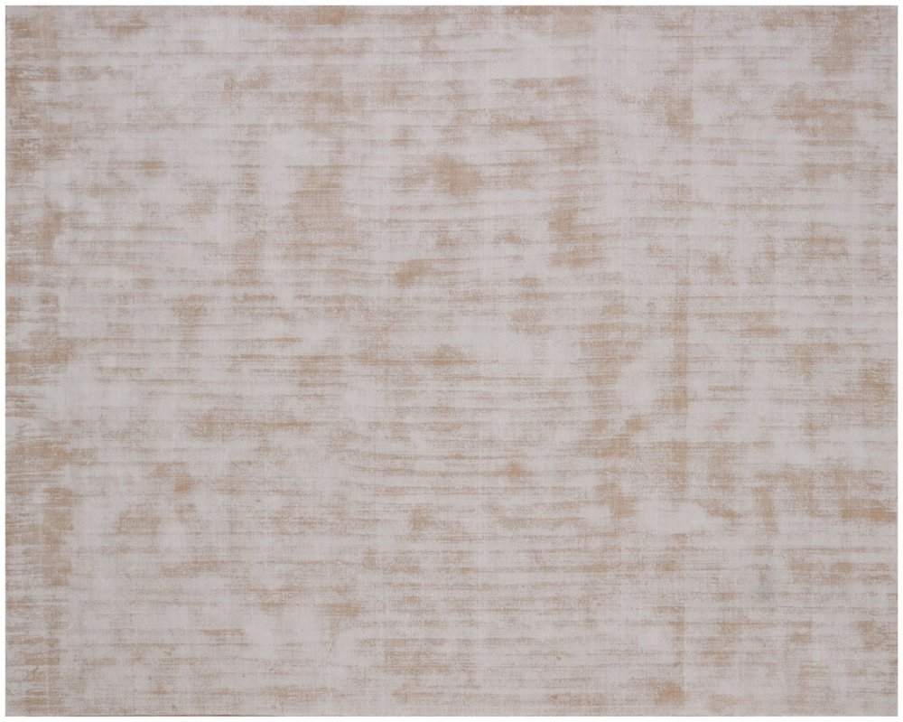 9' X 12' Champagne Hand Loomed Area Rug
