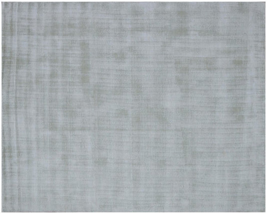 9' X 12' Green Hand Loomed Area Rug