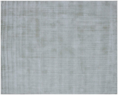 9' X 12' Green Hand Loomed Area Rug