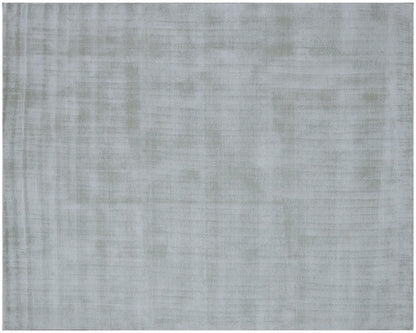 8' X 10' Green Hand Loomed Area Rug