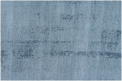 10' X 14' Denim Blue Hand Loomed Area Rug