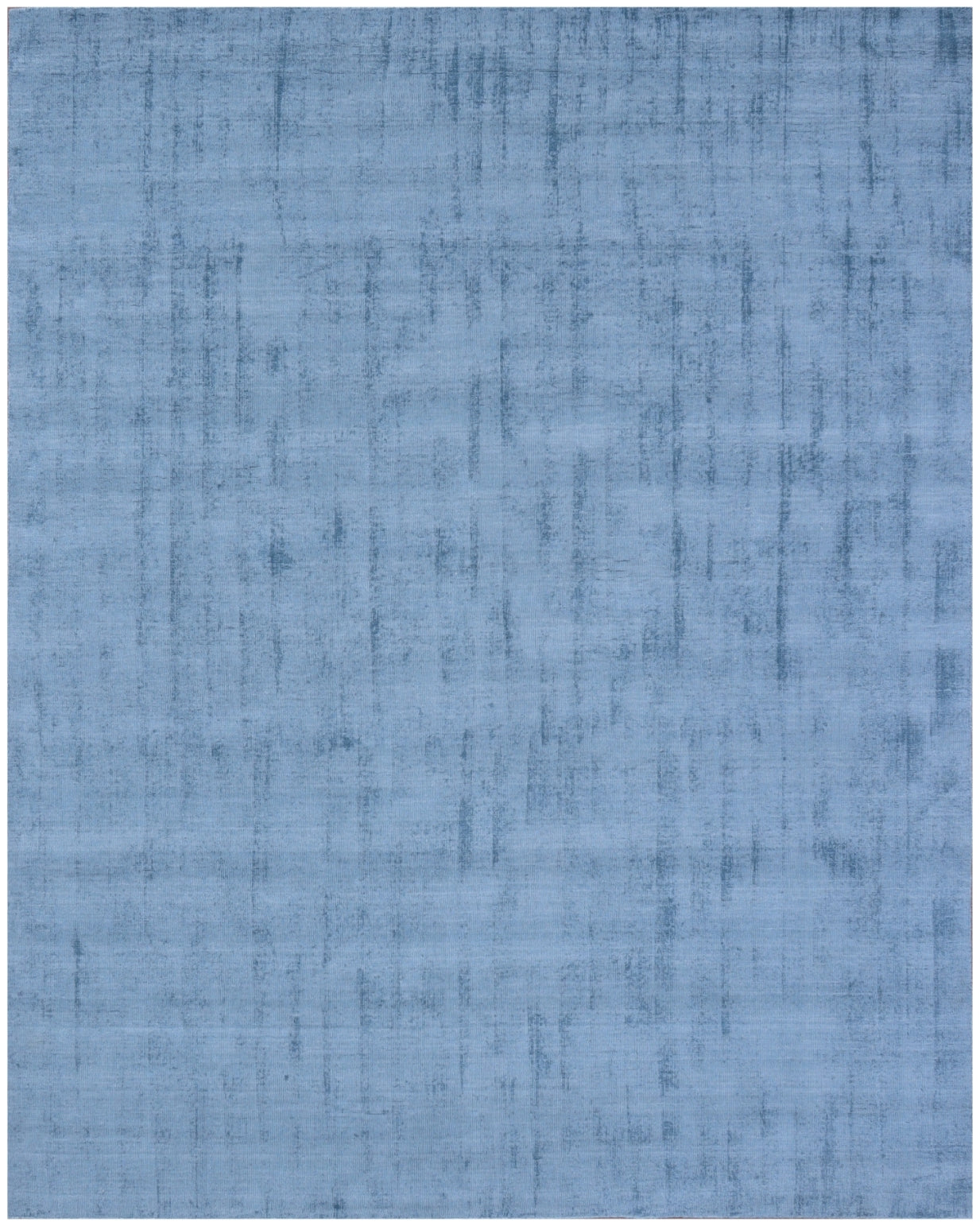 9' X 12' Denim Blue Hand Loomed Area Rug