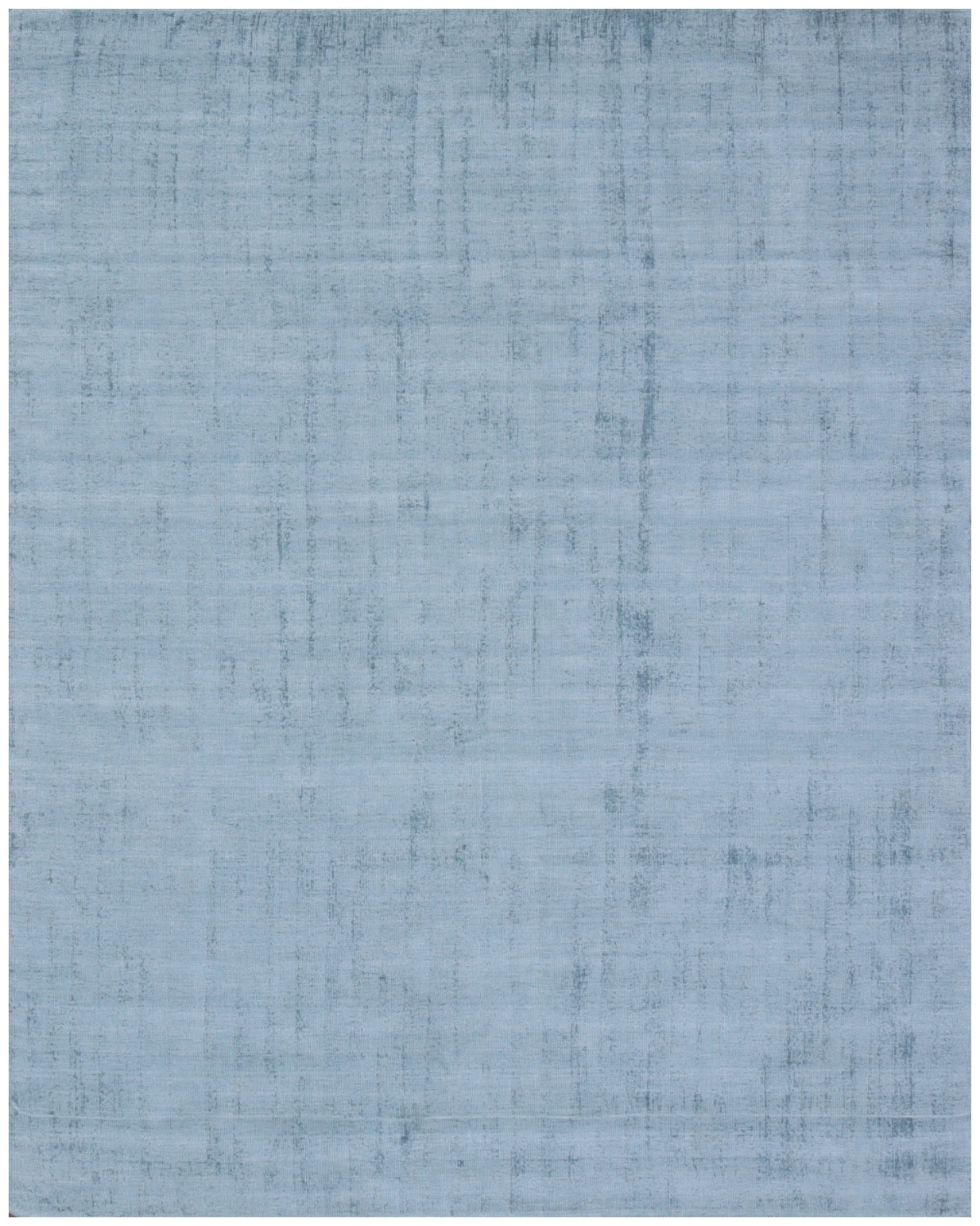 9' X 12' Denim Blue Hand Loomed Area Rug