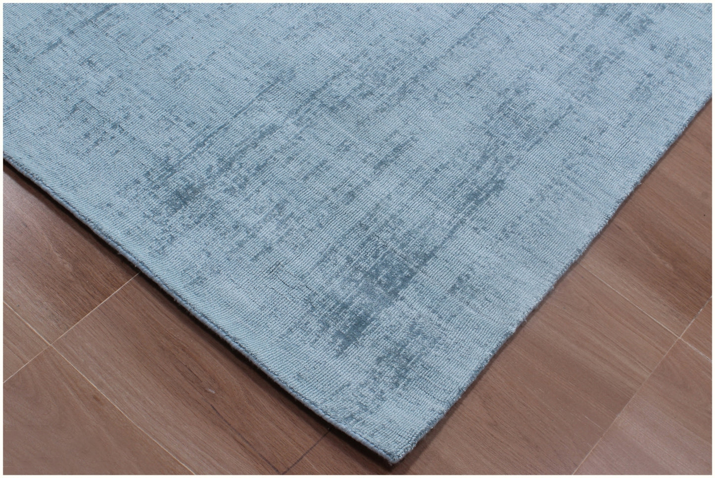 9' X 12' Denim Blue Hand Loomed Area Rug