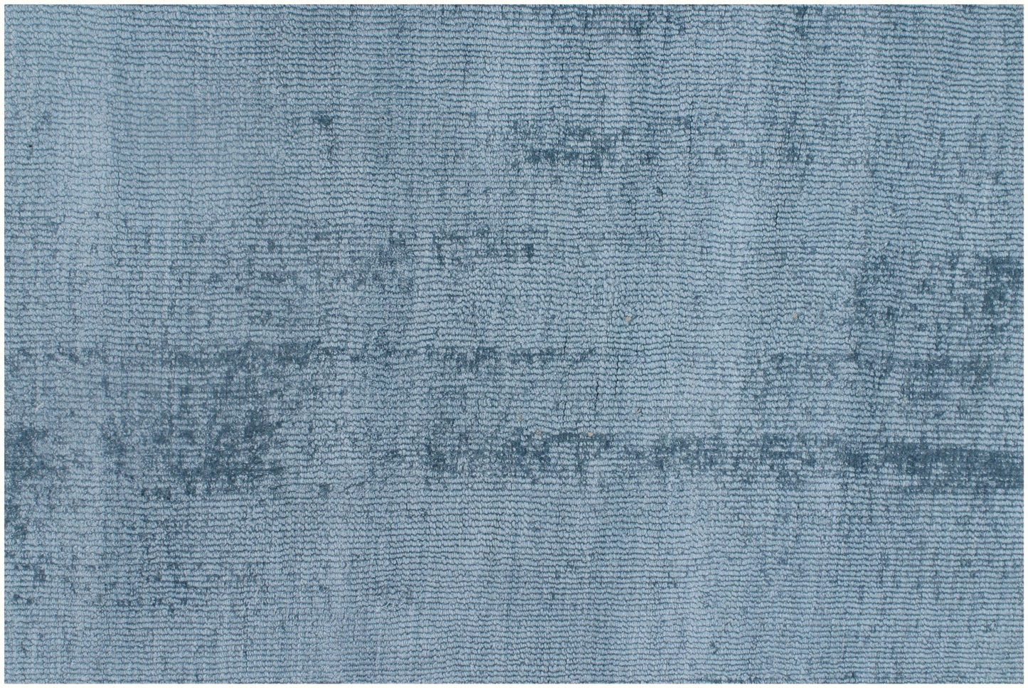 9' X 12' Denim Blue Hand Loomed Area Rug