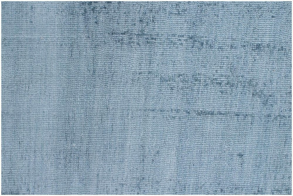 9' X 12' Denim Blue Hand Loomed Area Rug