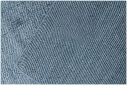 10' X 14' Denim Blue Hand Loomed Area Rug