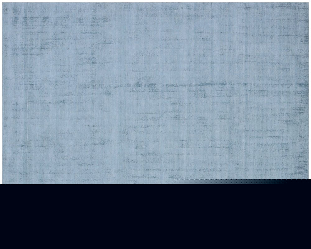 8' X 10' Denim Blue Hand Loomed Area Rug