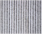 9' X 12' Brown and Ivory Striped Hand Loomed Area Rug