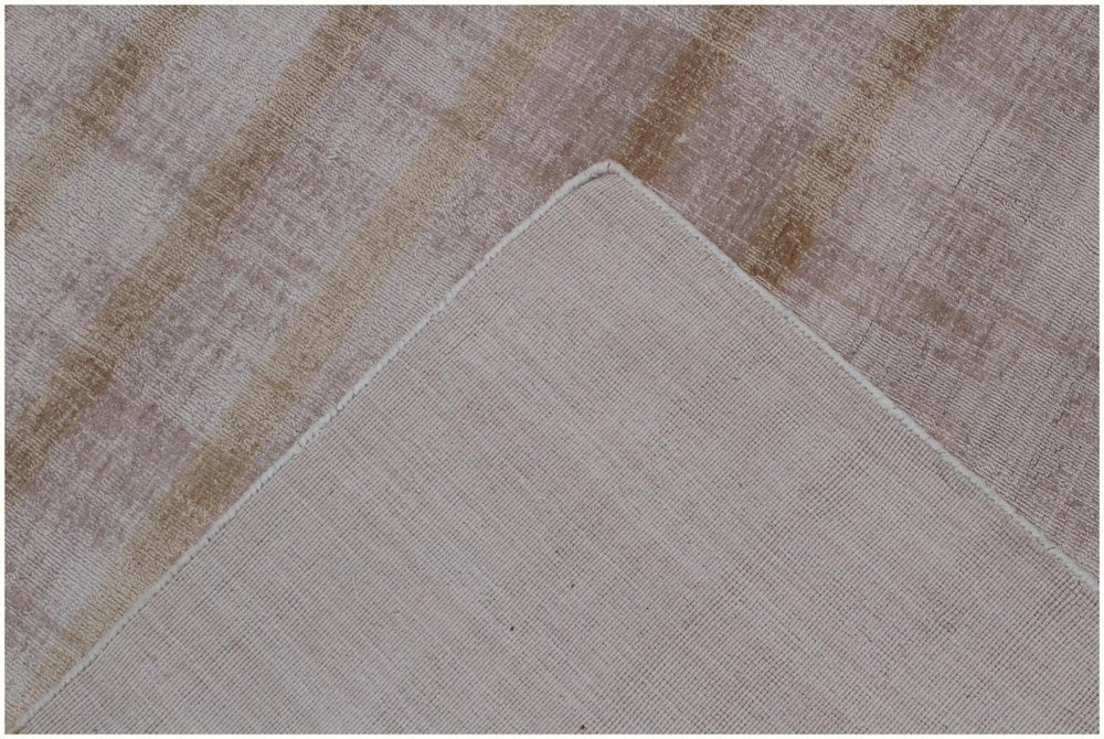 8' X 10' Camel Striped Hand Loomed Area Rug