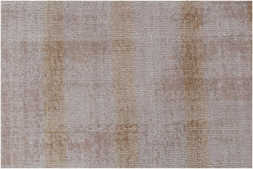 8' X 10' Camel Striped Hand Loomed Area Rug