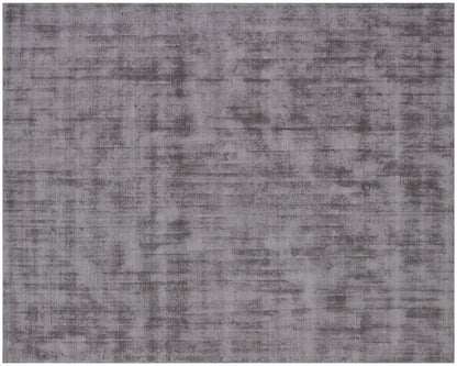 9' X 12' Dark Brown Hand Loomed Area Rug