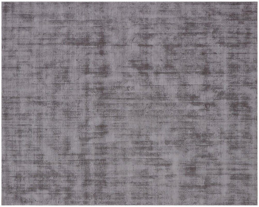 9' X 12' Dark Brown Hand Loomed Area Rug