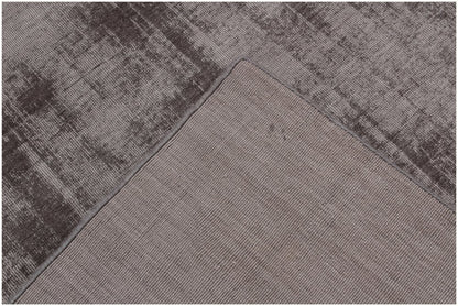 9' X 12' Dark Brown Hand Loomed Area Rug