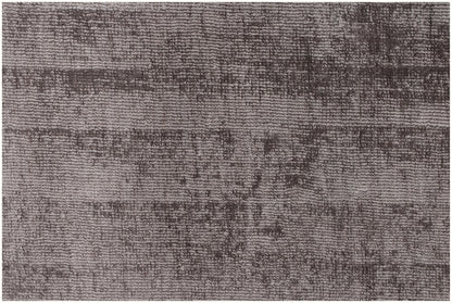 9' X 12' Dark Brown Hand Loomed Area Rug
