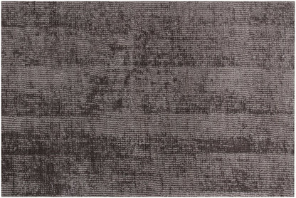 9' X 12' Dark Brown Hand Loomed Area Rug