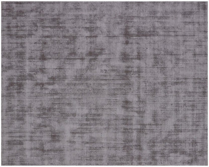 9' X 12' Dark Brown Hand Loomed Area Rug