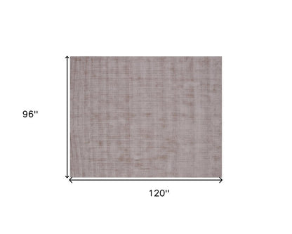 8' X 10' Camel Hand Loomed Area Rug