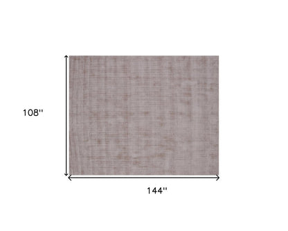 9' X 12' Camel Hand Loomed Area Rug