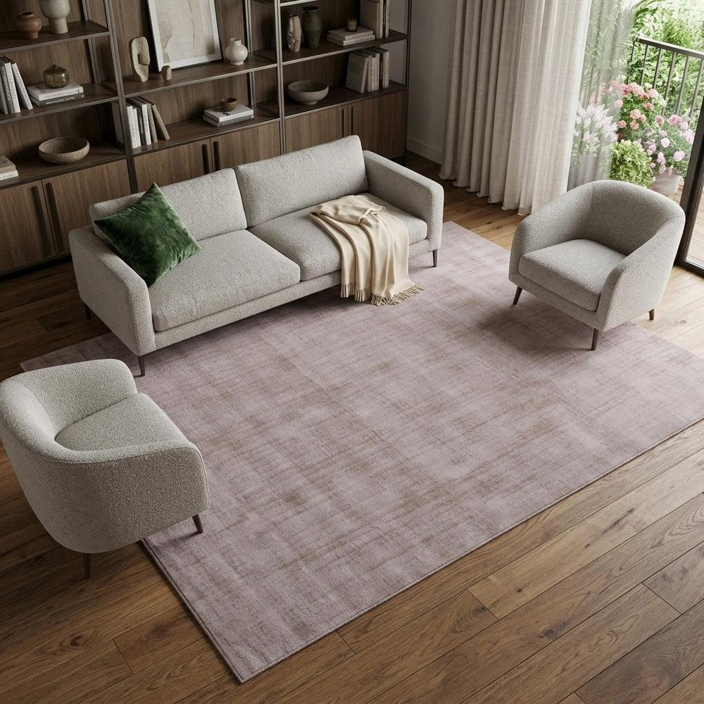 9' X 12' Camel Hand Loomed Area Rug