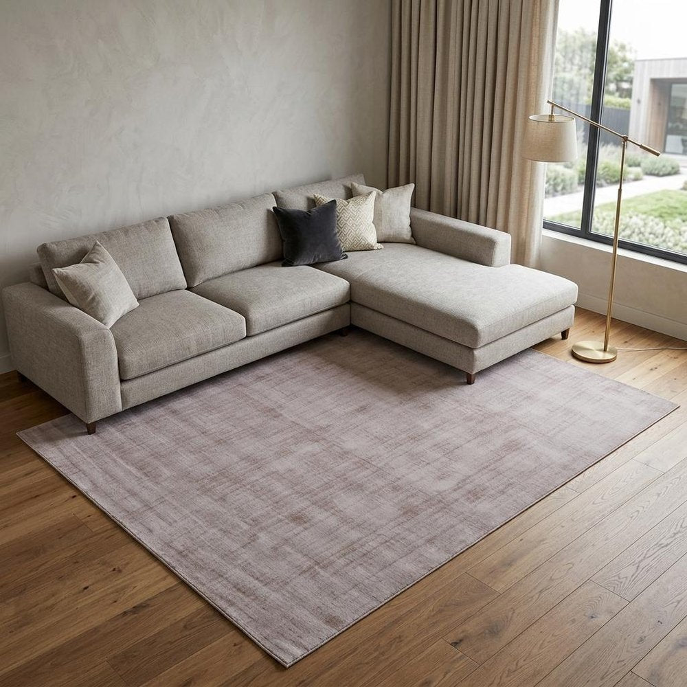 9' X 12' Camel Hand Loomed Area Rug