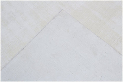 9' X 12' Ivory Hand Loomed Area Rug