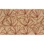 2' X 4' Beige And Bronze Floral Washable Area Rug With UV Protection