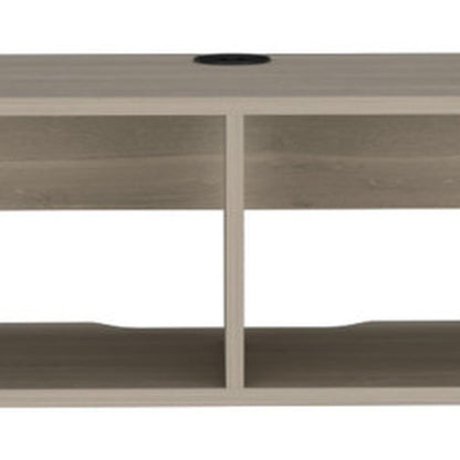 59" Beige Floating Mount TV Stand