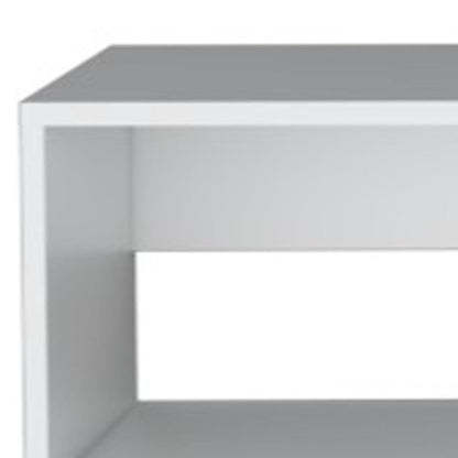 59" White Floating Mount TV Stand