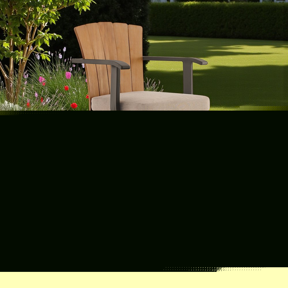 40" Brown Metal Swivel Outdoor Counter Height Bar chair with Footrest