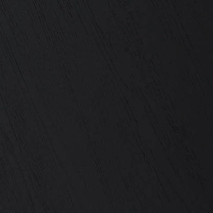 Five Piece Brown and Black Oval Dining Set with Four Chairs